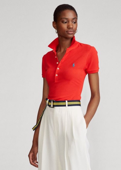 Polo Ralph Lauren Slim Fit Stretch Polo Shirt Dame Danmark (RMUWT6258)